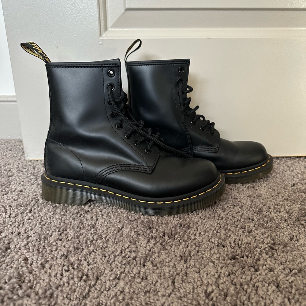 Black Doc Martens 1460 Boots - Picture 3 of 4